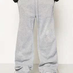 dockstreet Men Loose Fit Grey Cotton Blend Trousers image 4