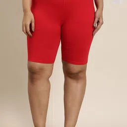 sztori Pack of 2 Solid Women White Regular Shorts, Running Shorts, Cycling Shorts, Gym Shorts, Basic Shorts, Sports Shorts-picture-28