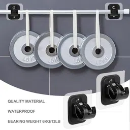 mirramor Black Curtain Hooks Metal image 3