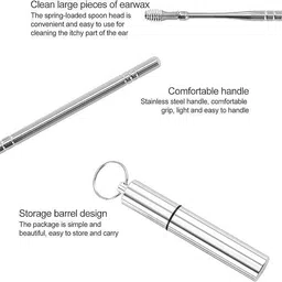 zivini Best quality 6 PCS Ear Cleansing Tool Set with Keychain Box image 2