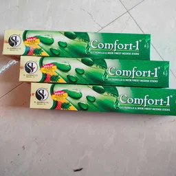 dhoop chand & co Comfort-1, Original Mosquito Incense Sticks (Pack of 3)390 Sticks Citronella & Neem, Camphor & Lemon grass incense sticks-picture-10