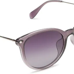 house of common Polarized, Mirrored, UV Protection Round Sunglasses (56) image 4