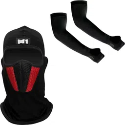aksmit 1 Pair Arm Sleeves+1 Full Balaclava Combo-picture-13