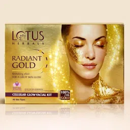lotus herbals RADIANT GOLD Cellular Glow Salon Grade Single Facial Kit 37 g image 1