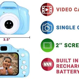 Exxelo CAM-X2B0 Toys Kids Mini Camera, Christmas Birthday Gifts Parties image 4