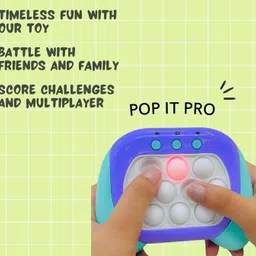 prezzie villa Pack of 1 Fast Up Pop Fidget Toy It Game 4 Modes, 30 Levels image 4