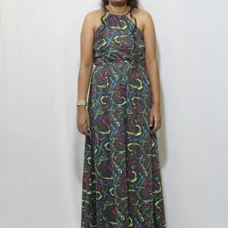 finian Women Fit and Flare Multicolor Maxi/Full Length Dress-picture-48