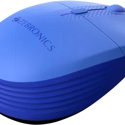 ZEBRONICS ZEB-POP 2.4GHz Wireless Mouse Nano Receiver, 4 Buttons (BLUE) Wireless Optical Mouse image 3