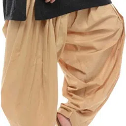 shri hub Cotton Blend Solid Patiala image 3