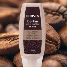 fidosta De-Tan Scrub For Face & Body| Deep Pore Cleansing | Dirt Removal Scrub05 Scrub image 2