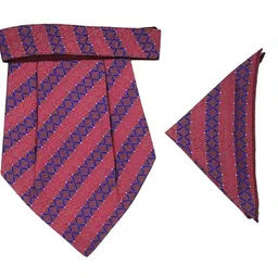 GOOD ONE STORE Micro Cravat set with pocket square for Men's (Multicolor 147) Cravat-image-46