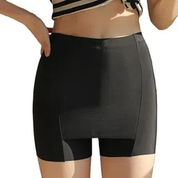snowball Solid Women Reversible Black Regular Shorts, Casual Shorts-picture-26