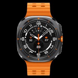 SAMSUNG Galaxy Watch Ultra BT + LTE Wear OS Smartwatch (47mm Super AMOLED Display, 3nm Processor, Orange Strap)-picture-0