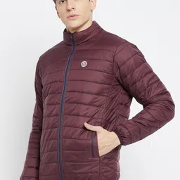 duke Men Solid Bomber Jacket image 3