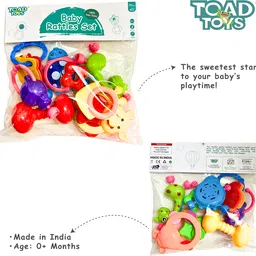 toad toys Premium baby rattle set Rattle image 3