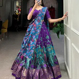 aayushyam enterprise Printed Semi Stitched Lehenga Choli-picture-20