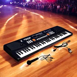 kid kraze 61-Keys Musical Keyboard Piano with Mic for Kids Analog Portable Keyboard_A366-picture-13