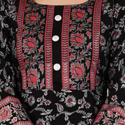 fastal look Women Printed Viscose Rayon Anarkali Kurta image 5