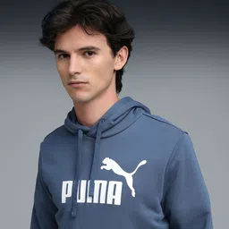 puma Men Full Sleeve Printed Hooded Sweatshirt image 2