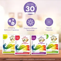 soulfresh Air Pocket, Air Freshener, Toilet Fragrance, Mogra, Citrus, Lavender, Floral Diffuser image 4