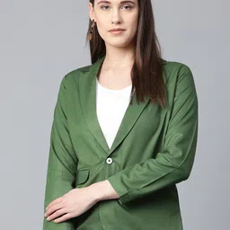 jompers Women Solid Single Breasted Party Blazer-picture-18