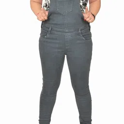 nifty Women Grey Dungaree image 1