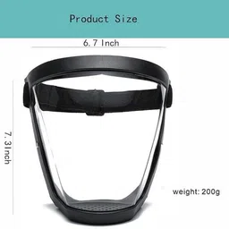 riro Face Cover,Face Shield Face Visor Cover Full Face Protective Shield Bubble Face Shield helmet Visor Industrial Safety Coverage Full Face Protector Wood-working, Welding, Power Tool, Laboratory, Blowtorch Safety Goggle image 2
