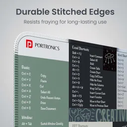 Portronics POR 2817 Comfipad 3 Non Slip Base Mousepad image 4