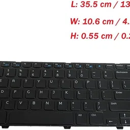 TECHCLONE Laptop Keyboard Replacement for Dell Inspiron 15 3521 3537 15R 5521 5537 Internal Laptop-size Laptop Keyboard Compatible with Desktop, Laptop, Mac image 2