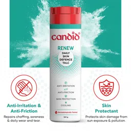 candid Renew Daily Calamine Talcum Powder | Dermatologically Tested image 5