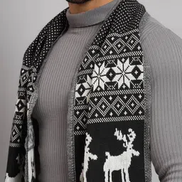 HANDICRAFT PALACE Self-Design Woollen Mufflers image 2