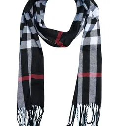 Zacharias Unisex Checked Acrylic Mufflers image 3