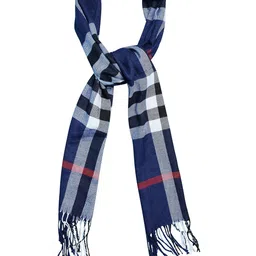 Zacharias Unisex Checked Acrylic Mufflers image 2