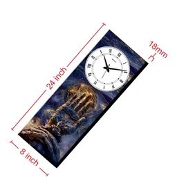 olive tree Hand 8 Inches Stylish Wooden Clock image 3