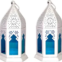 blue well overseas Silver Iron Hanging Lantern-picture-13