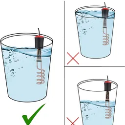 virth Stability at high temperatures Shockproof Waterproof & Protection 1500 W Shock Proof Immersion Heater Rod image 2