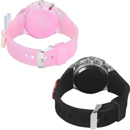 razyloo Unicorn & Spiderman Super Hero’s Design Analog Watch For Kids Style Beautiful Analog Watch - For Boys & Girls Multicolor Lights 3D Cute Cartoon Watches For 6 Years To 12 Years image 2