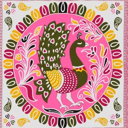 cosito Cotton Double Flat 144 TC Jaipuri Prints Bedsheet image 3