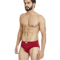 poomex Men's Cotton Briefs - Pack of 5 (Assorted Colours) image 2