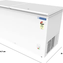 blue star 401 L Double Door Standard Deep Freezer image 4