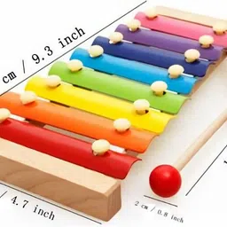 madrigal Wooden Xylophone Musical Toy for Children with 8 Note (Big Size) (Multicolor) image 2
