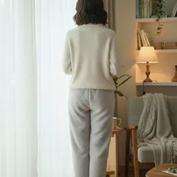 keenuu Womens Fleece Pyjama Women Pyjama image 2