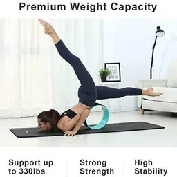 ketisa Yoga Wheel - Comfortable Flexibility - Strong, Sweat-Resistant 6 mm Thick Foam Yoga Blocks image 4