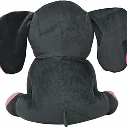 gulati Baby soft toys hati 33 cm grey white colur - 33 mm image 2