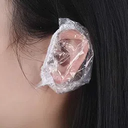 nd brothers Ear Cover for Shower 100 Pcs, Waterproof Ear Protector, Ear Shower Caps ND64-picture-17