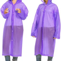 jhsent Solid Women Raincoat image 2