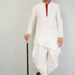 VJ Enterprise Solid Men Dhoti image 3
