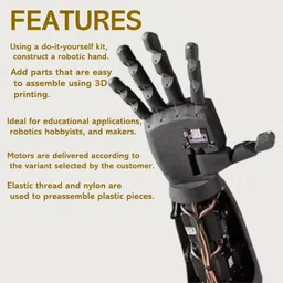 vaali store Robotic Hand Solid Plastic, Assembled with Software image 4