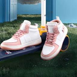 bacca bucci STELLAR Mid Top Flat Sole Fashion-Forward 's Sneakers for Any Occasion Sneakers For Women image 1