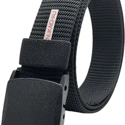 nukaichau Men Casual, Evening, Party Black Nylon Belt-picture-29